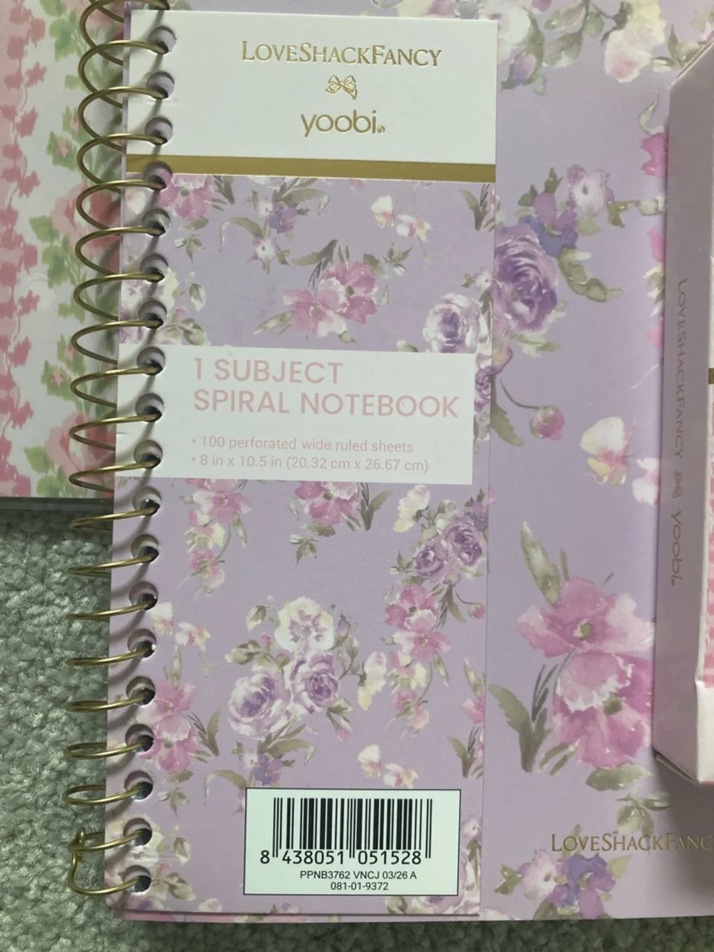 IN-HAND | LoveShackFancy x Target Yoobi Dividers, Notebook, & Highlighters